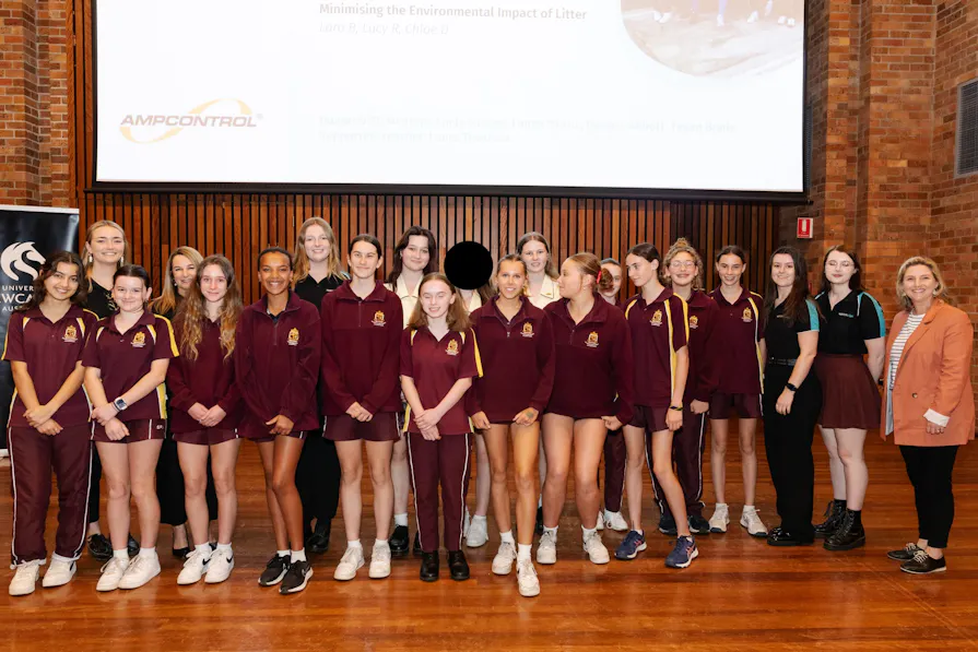 News St-Pius-X-Adamstown-students-sponsored-by-Ampcontrol-through-HunterWISE